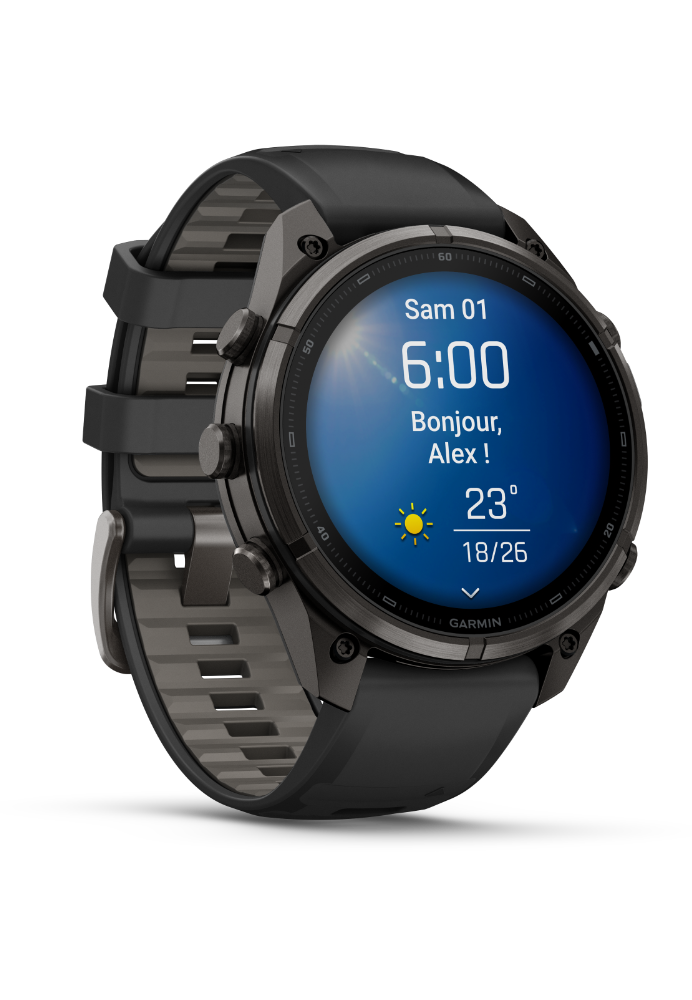 Garmin Fenix 9 Pro AMOLED 47mm Sapphire Titane Carbon Gray DLC - second image