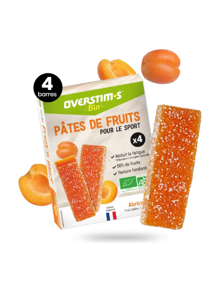 Overstim's Pates Fruits N Perf Abricot X4