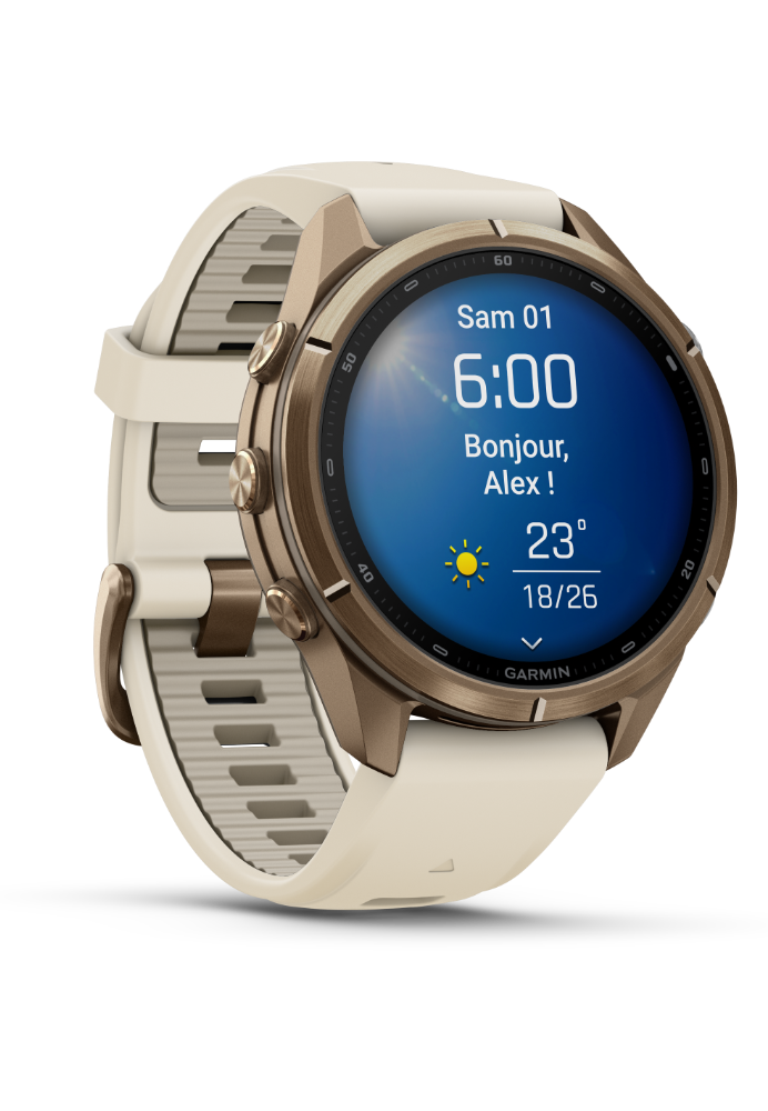 Garmin Fenix 9 Pro AMOLED 43mm Sapphire Titane Gold