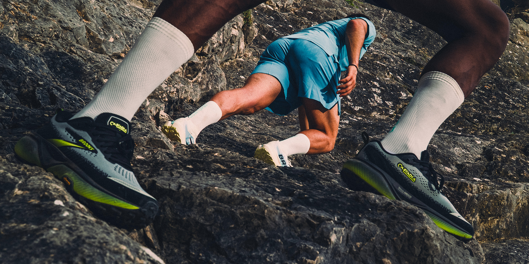 Test terrain de la Brooks Cascadia 20 avec semelle Vibram Megagrip sur sentier technique