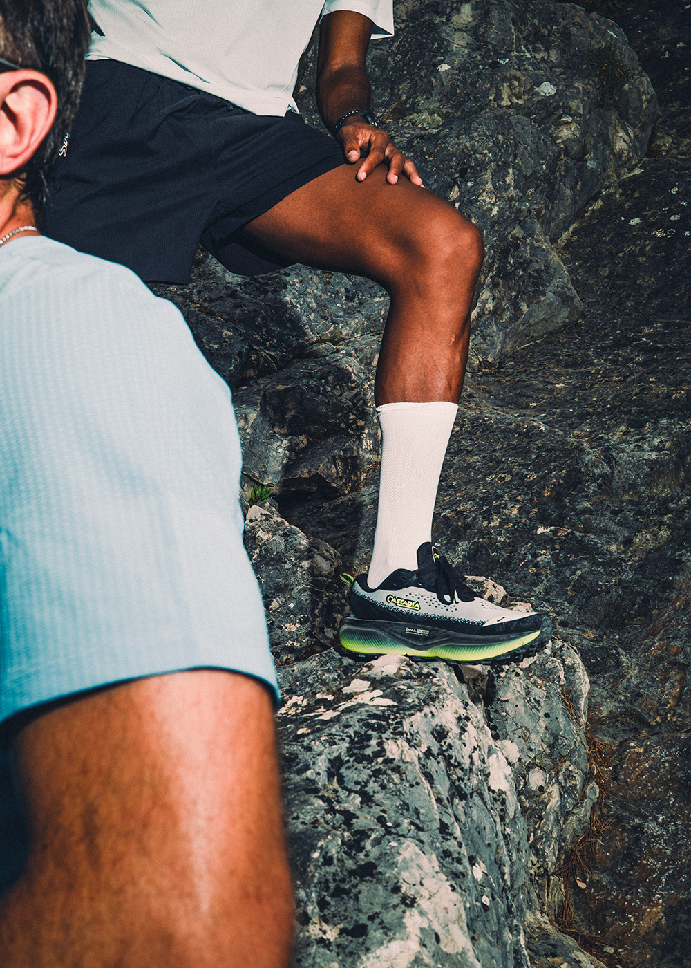 Test terrain de la Brooks Cascadia 20 avec semelle Vibram Megagrip sur sentier technique