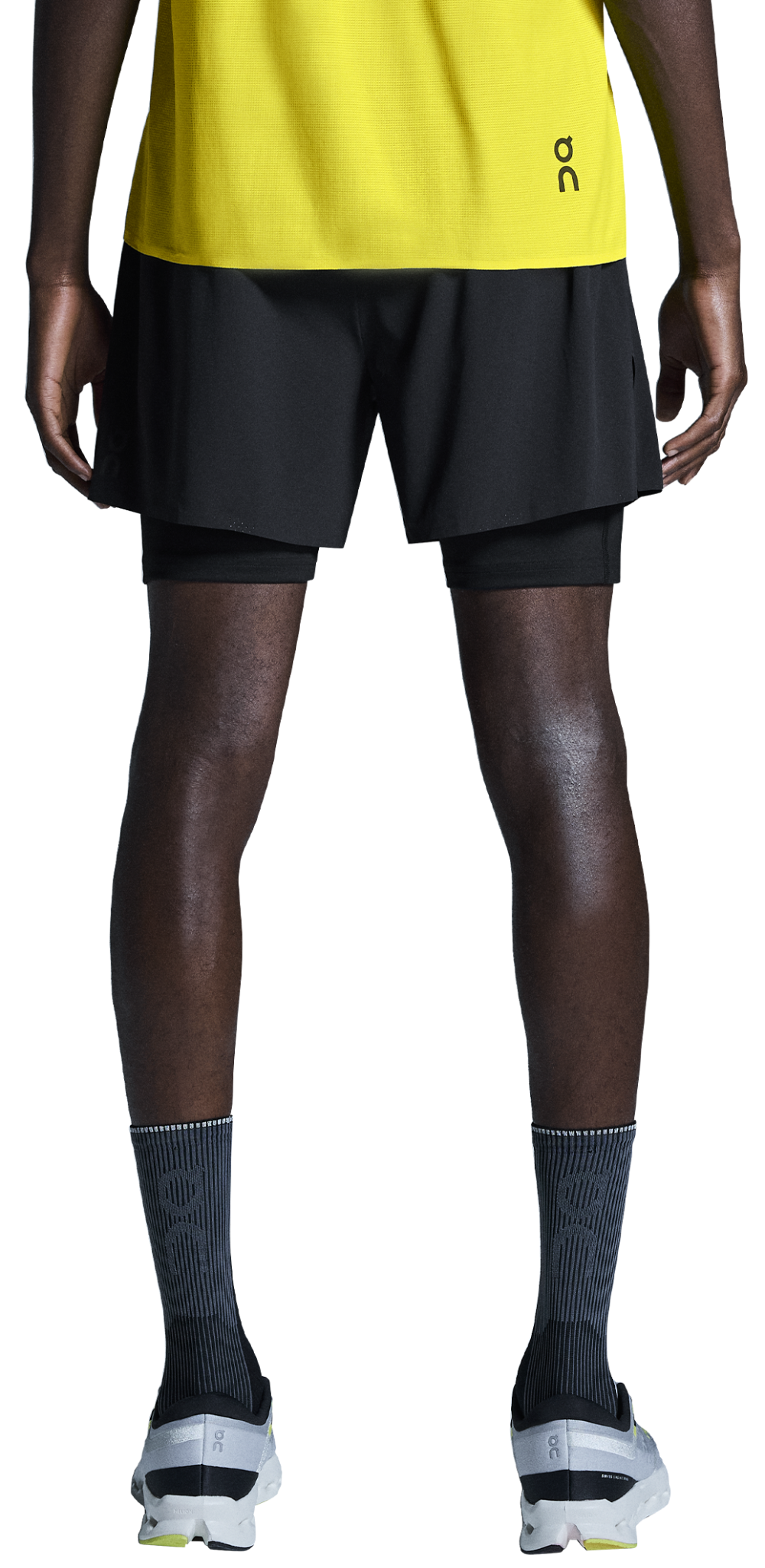 On Running 5 In Performance 2/1 Shorts - second image