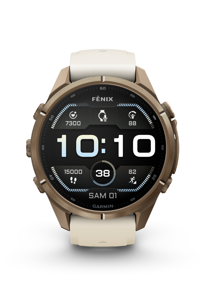 Garmin Fenix 9 Pro AMOLED 43mm Sapphire Titane Gold