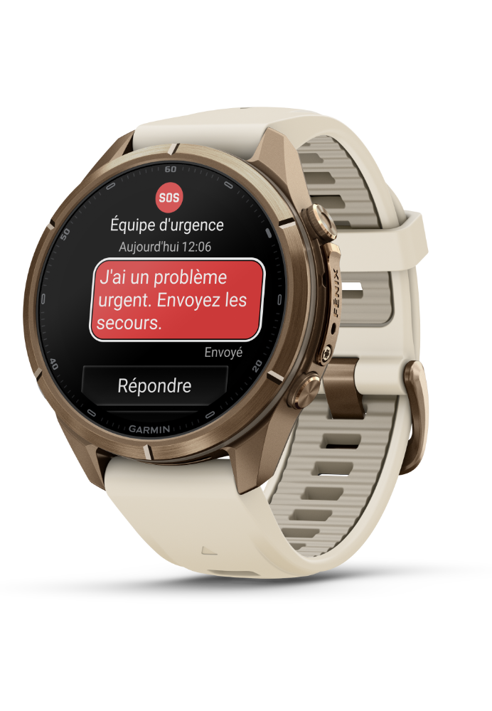Garmin Fenix 9 Pro inReach AMOLED 43mm Sapphire Titane Gold
