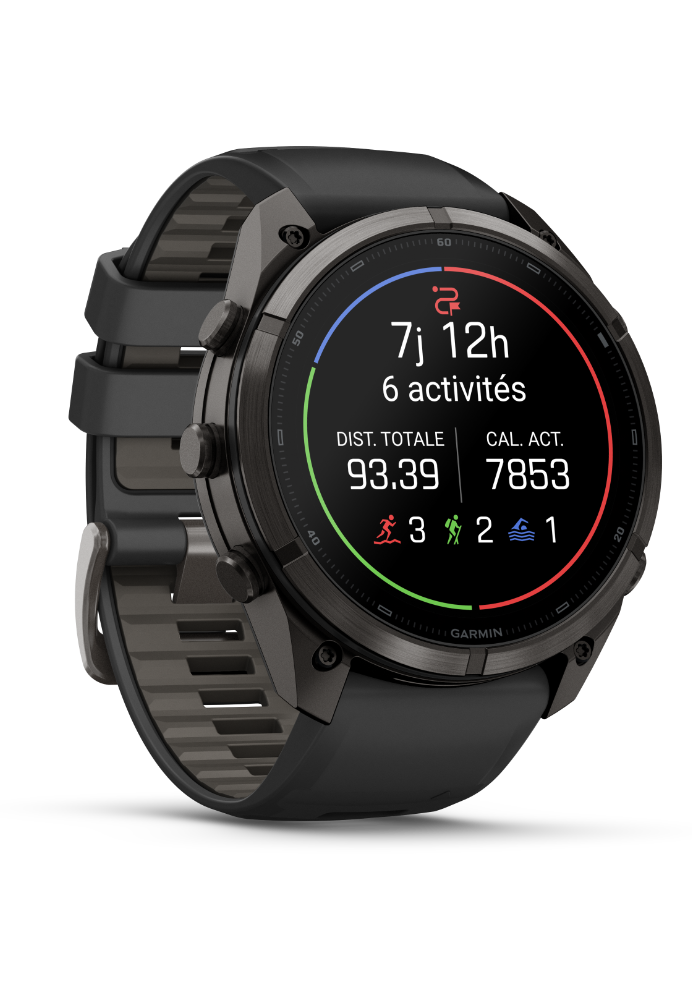 Garmin Fenix 9 Pro inReach AMOLED 51mm Sapphire Titane Carbon Gray DLC - second image