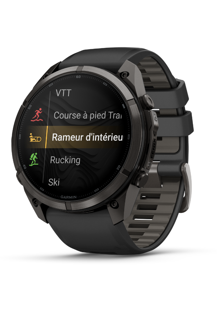 Garmin Fenix 9 Pro inReach AMOLED 51mm Sapphire Titane Carbon Gray DLC