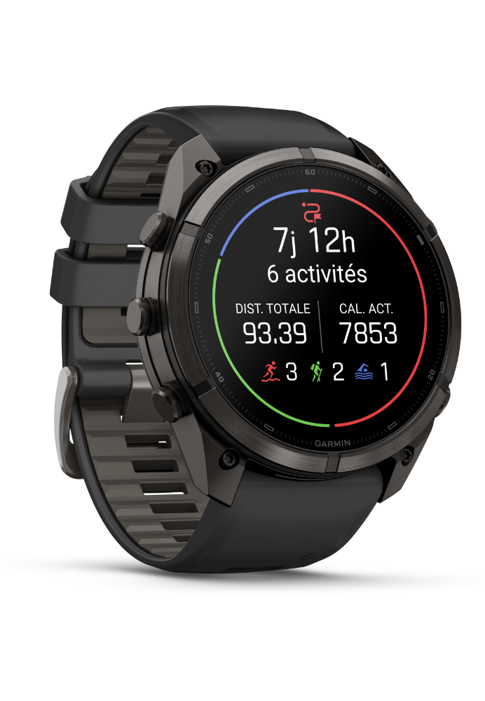 Garmin Fenix 9 Pro AMOLED 51mm Sapphire Titane Carbon Gray DLC - second image