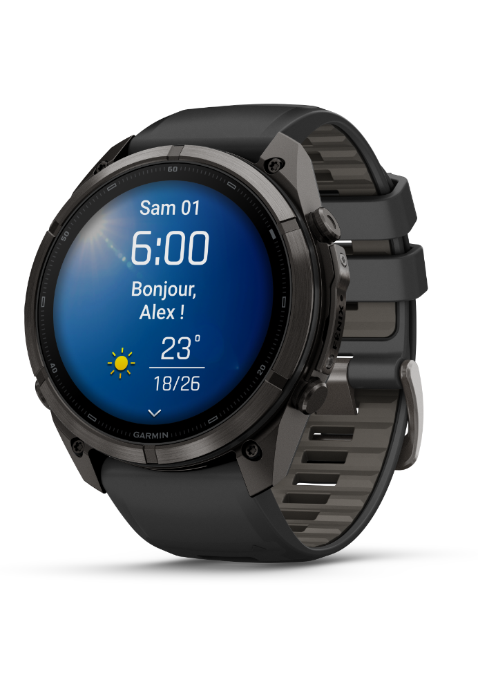 Garmin Fenix 9 Pro AMOLED 51mm Sapphire Titane Carbon Gray DLC