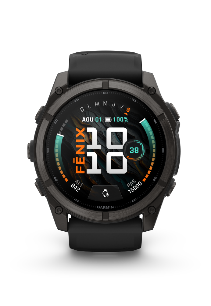 Garmin Fenix 9 AMOLED 51mm Sapphire Titane Carbon Gray DLC