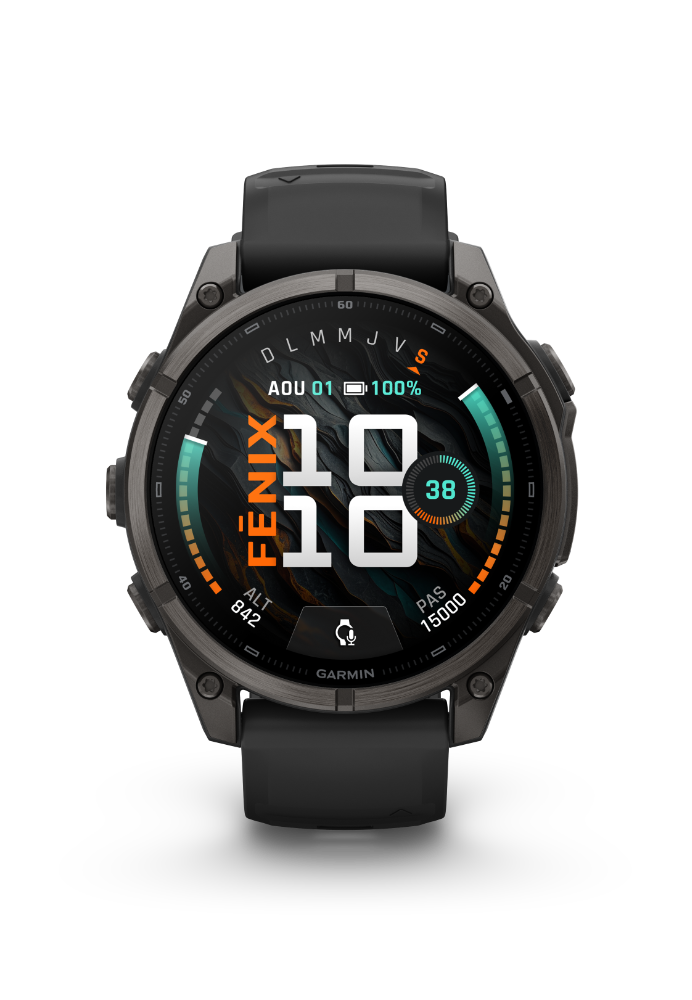 Garmin Fenix 9 AMOLED 47mm Sapphire Titane Carbon Gray DLC