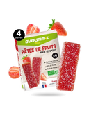 Overtism's Pates de fruits N Perf Fraise Bio x4