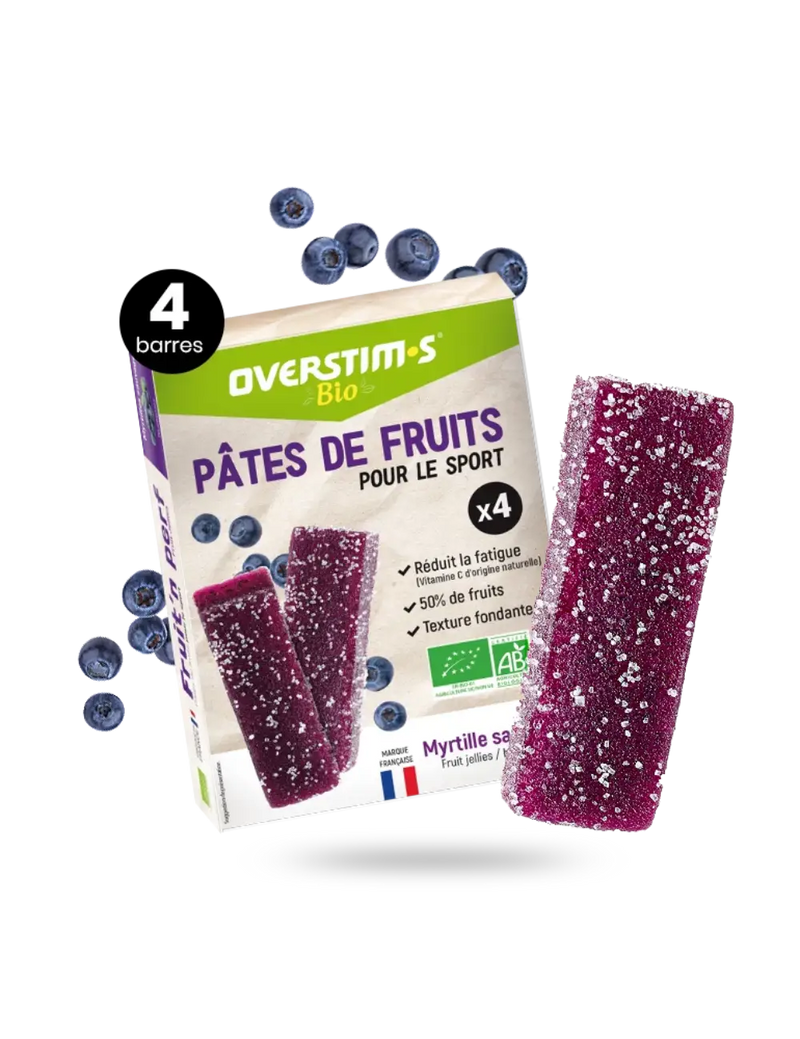 Overstims Pâtes Fruit'N'Perf Myrtille X4