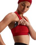 Bandit Striped Cadence Scoop Neck T-Back Run Bra