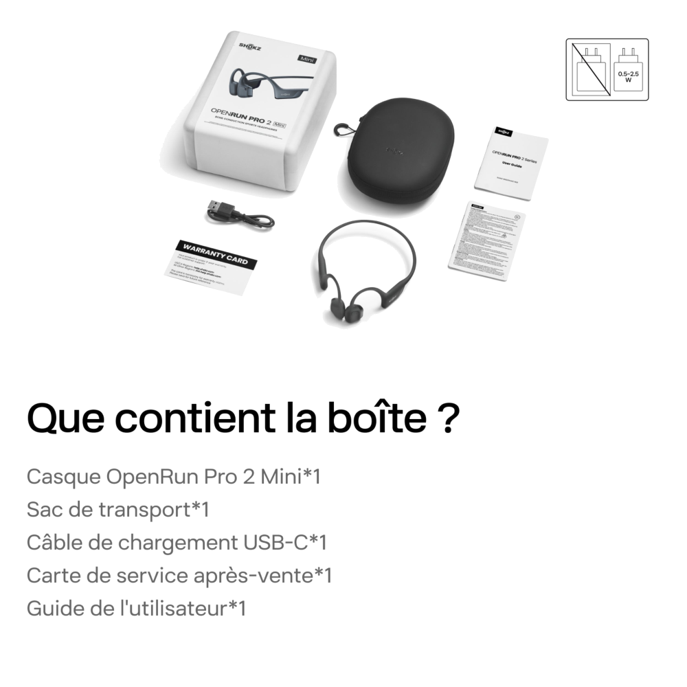 Shokz Openrun Pro 2 Mini Noir