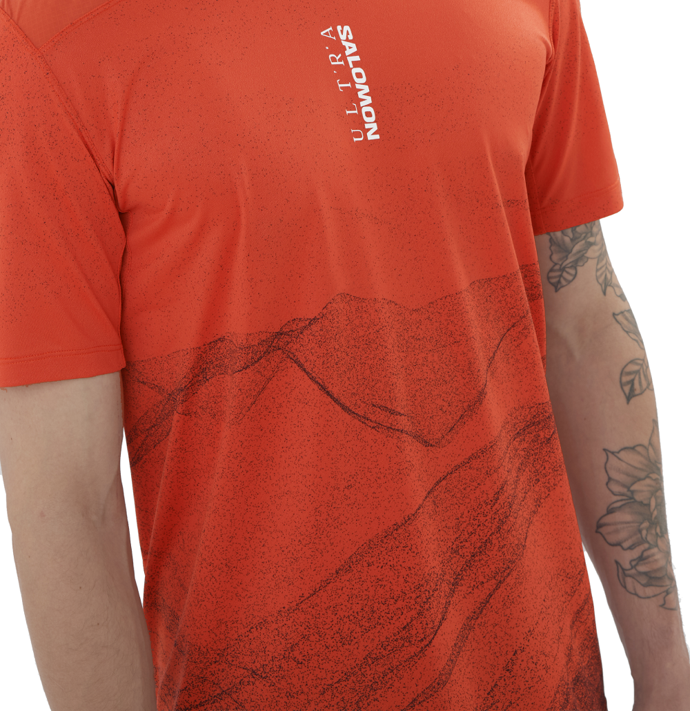 Salomon S Lab Ultra Tee Aop M