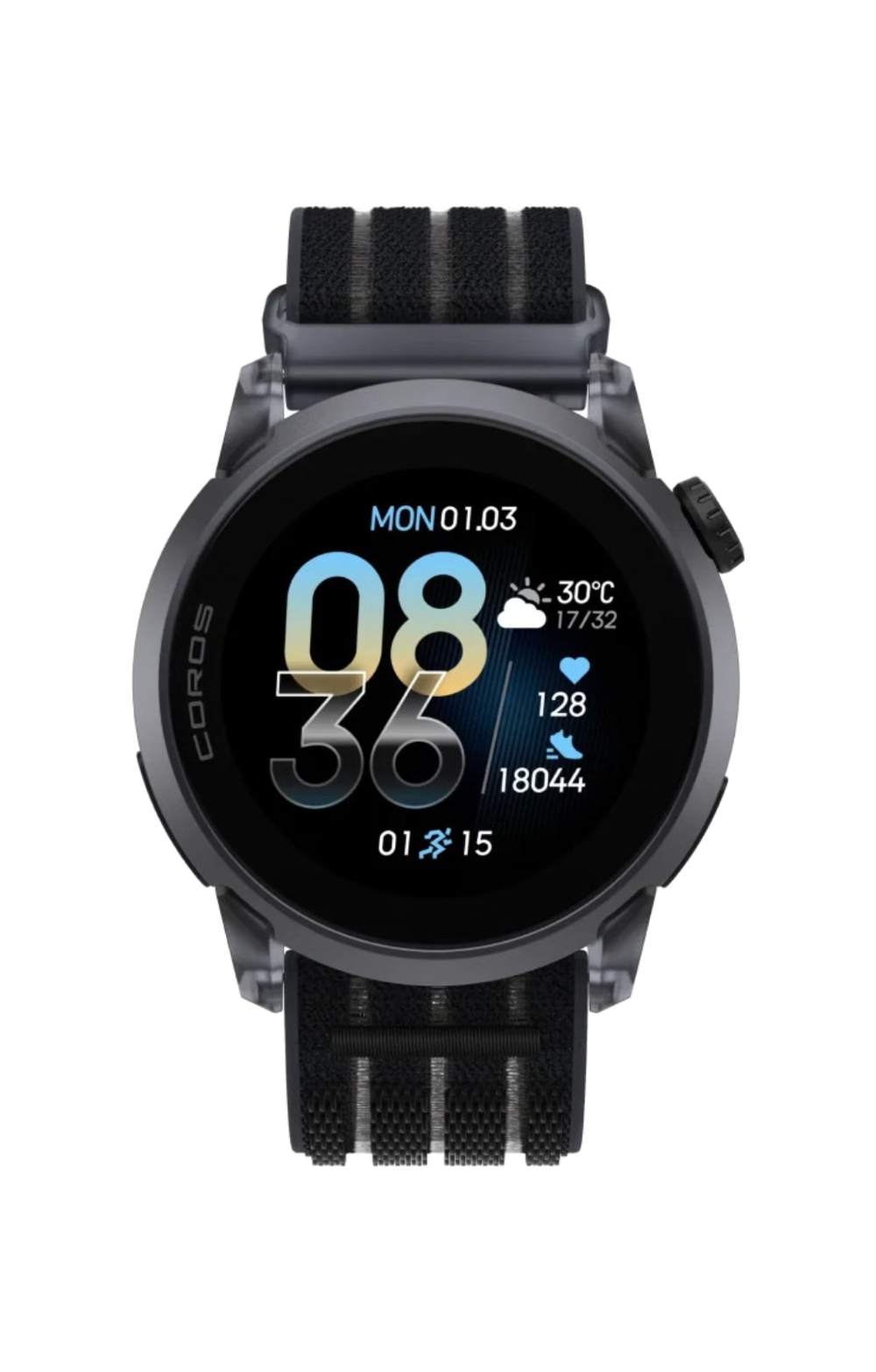 Coros Pace 4 Nylon Black Crystal