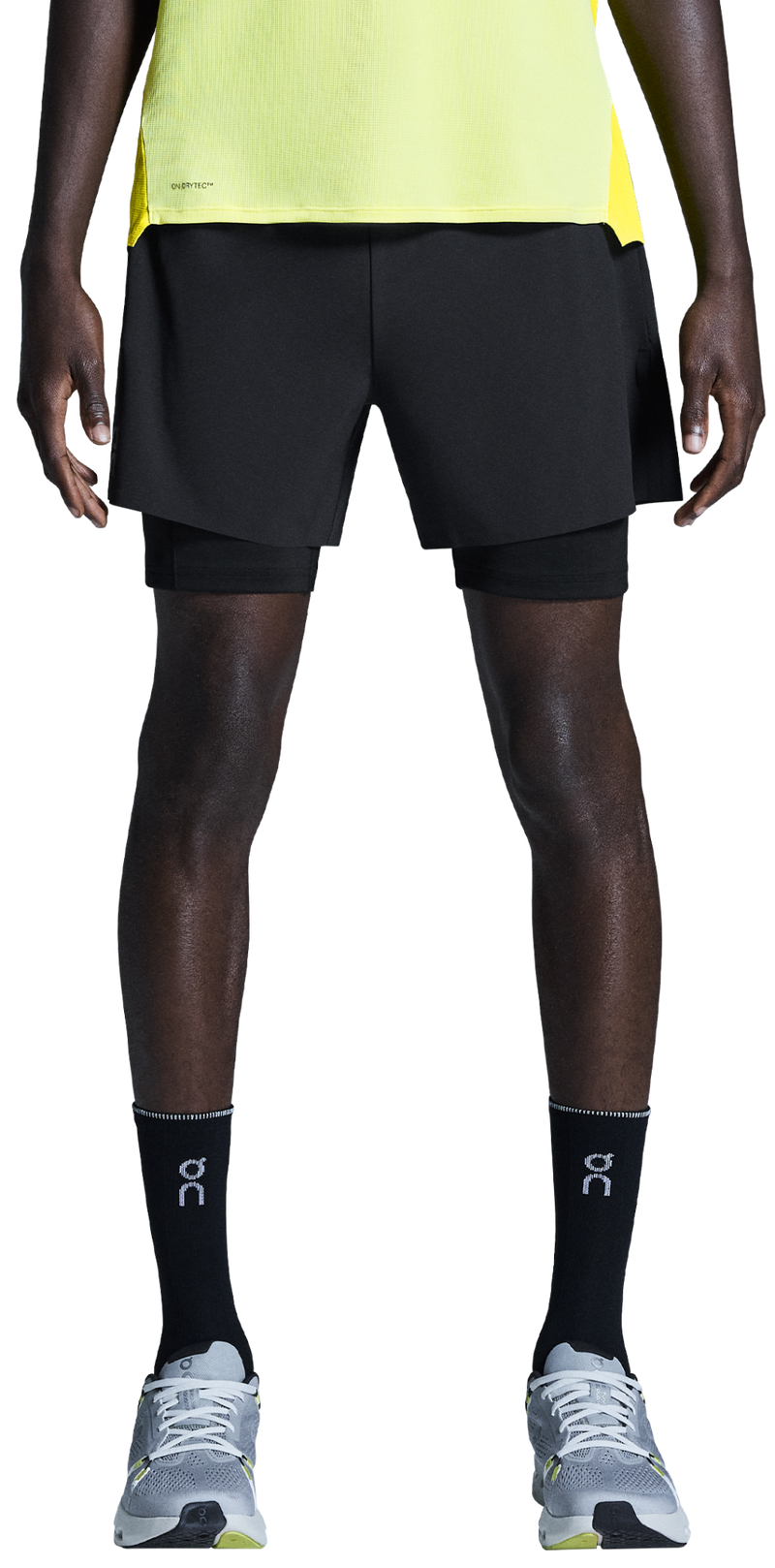 On Running 5 In Performance 2/1 Shorts